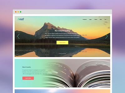 Printle.net v2 instagram ui web design