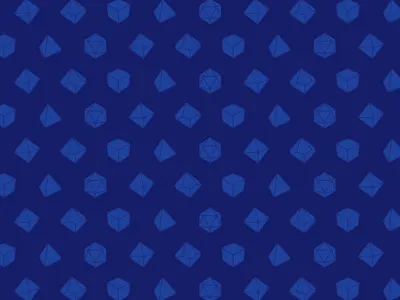 Dice Pattern d10 d20 d4 d6 d8 dice pattern