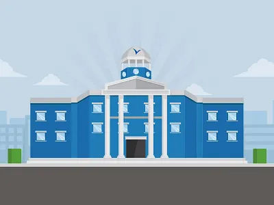 UWSCollege Enrolment Microsite bright flat fun illustration vector web design