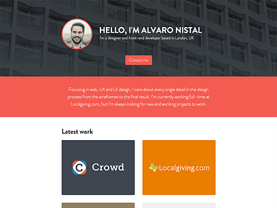 New portfolio brandon grotesque portfolio responsive web