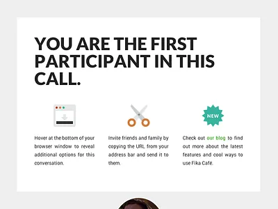 Video chat chat first participant video webrtc