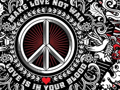 LYNX Peace australia blood donation campaign illustration lynx lynxpeace peace red cross vector