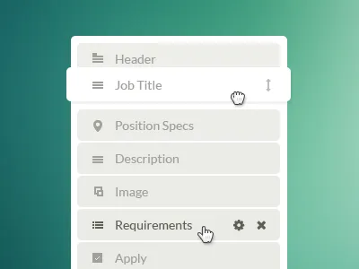 Layout composition drag n drop inhiro layout reposition