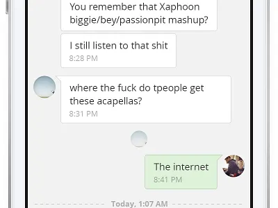 Hangouts using Open Sans chat google ios open sans roboto