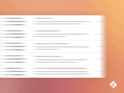 Web Interface Sections animation app calendar date grid hover interface list ui user ux web