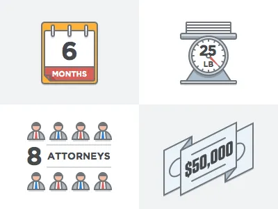 Regulation A Icons blue gotham gray icons illustration investing real estate red stroke tungsten yellow