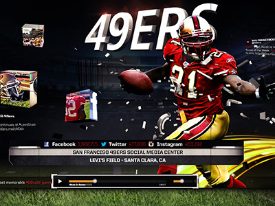 49ers football nfl social media sports ui