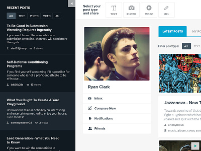 Copytaste.com Redesign clean copytaste design full width layout responsive user interface ux