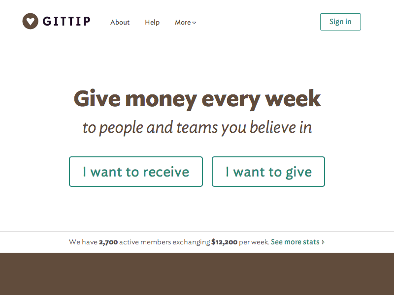 Gittip Color Study color study gittip ideal sans