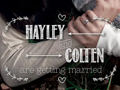 Grimes Wedding Invites deer illustrative invite rustic wedding