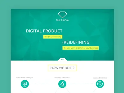 Digital Agency Website landing page promo page website