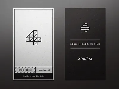 Studio4 cards business cards deiv frame lines mockup print studio4