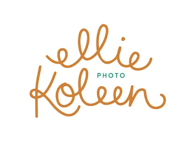 Ellie design identity illustration lettering logo