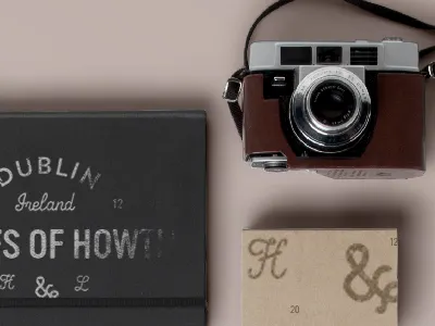 Howth Branding Cont. brand branding logo mark mockup type typography