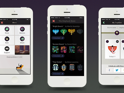 More Quirkiness app david elgena elephantbites elephants elgena graphs gtd ios productivity ui ux