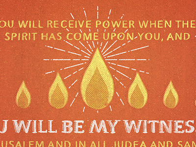 Verse of the Day: Acts 1:8 bible church flame holy spirit logos bible software verse