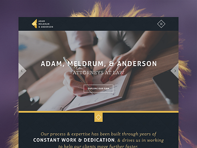 AMA Law Firm attorney branding firm law lawyer ui web web design website