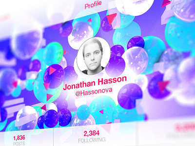 Twitter Profile UI Redesign ipad iphone jonathan hasson mobile twitter ui ui designer user interface design ux
