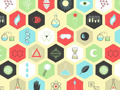 Science Fair illustration pattern science