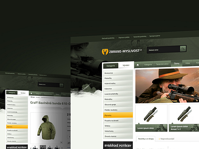Hunting Online Store clean e shop hunter hunting online prestashop shop sklep store visualcreative