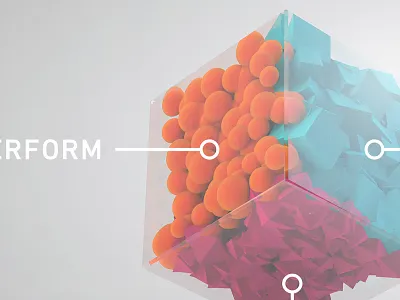 3D Infographic 3d cinema 4d cube data din infographic render
