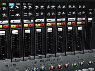 Kontakt Interface WIP audio audio interface dials knobs kontakt native instruments