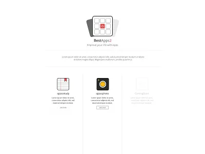 BestApps2 bestapps2 clean flat minimal tasc tascmind white