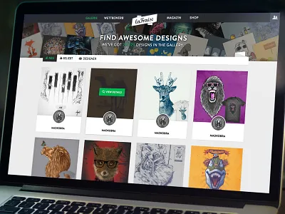 laFraise Gallery Update community grid lafraise minimal overview webdesign