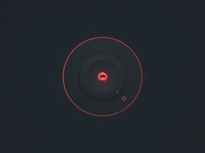 Layers experiment emboss engraved light neon red wheel