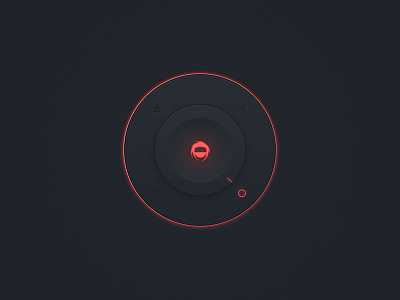 Layers experiment emboss engraved light neon red wheel