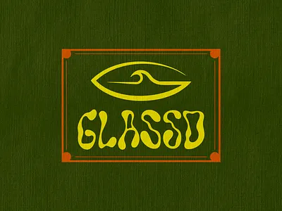 Surf Patch for GLASSD beach coastal handrawn patch design socal socal illustration summer surf surf brand surf company surf glasser surf illustration surf shaper surfboard surfing traditional illustration waves