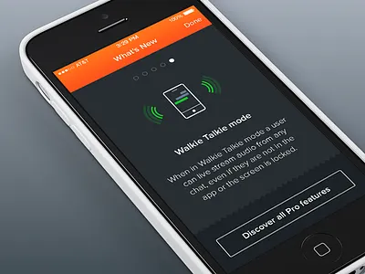PRO feature promo screen feature ios7 pro screen upgrade