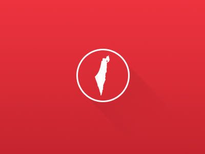 Flat icons set branches factory flag flat icon illustration israel israel map