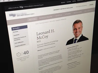 Medical Site Subpages corporate fresno ignition labs medical responsive star trek web design