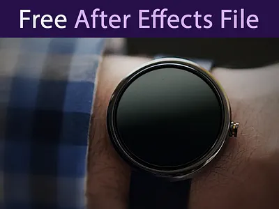 Google Watch AEP Freebie aep after effects android animation free freebie gif google google watch watch
