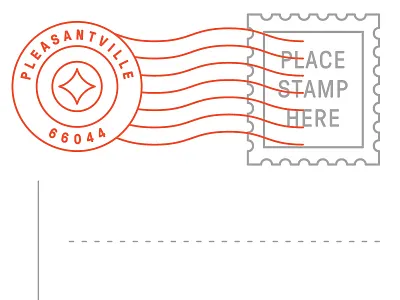 Mail Stamp Rebound icon mail postcard stamp