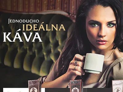 Robins coffee - webdesign / concept brown browser coffee green luxury responsive simple web woman