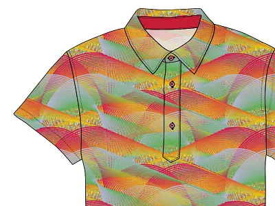 Print Polo allover print polo print