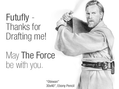 Dribbble Draft - Thanks to Futufly