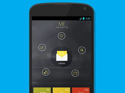 Message app android dark ui flat ui inpiration message app ux