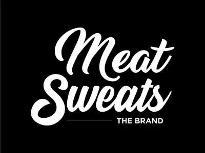 Meat Sweats Social Media & Apparel Brand branding design graphic design illustration logo typography vector