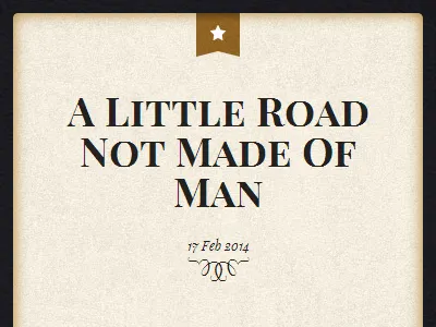 Stories Post Header article blog blogging heading texture theme typography vintage web