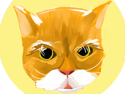 Jumbo the cat cat corel painting