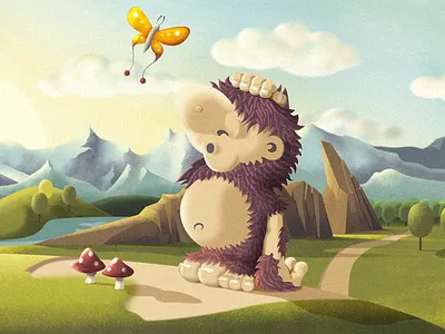 Confused Ogrrr grrr grrrr illustration landscape noise ogrrr