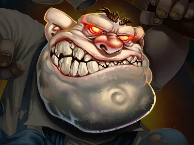 Mad one art beast character characters iamjoka illustration illustrations photoshop wacom