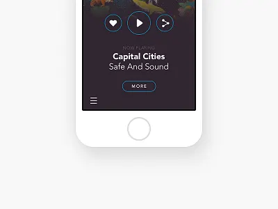 Streaming Radio App app ios music ui ux