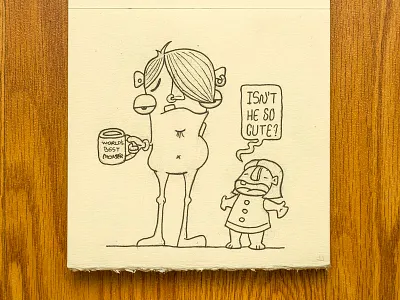 My Adorable Monster_11 drawing fan girl ink monster sketchbook