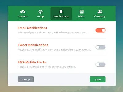 Settings clean flat ikons practice settings simple ui