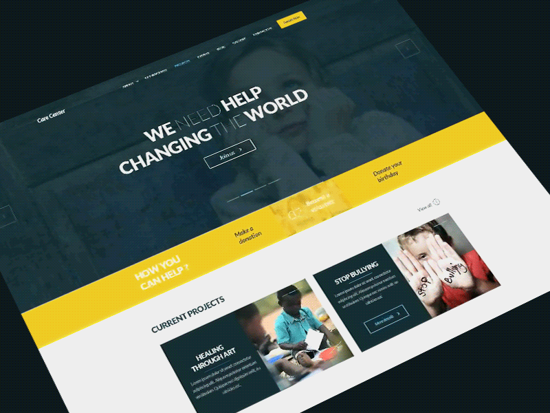 Non Profit - Homepage