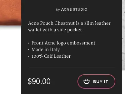 Overlay Product Information black clean dark gradient overlay proxima nova simple